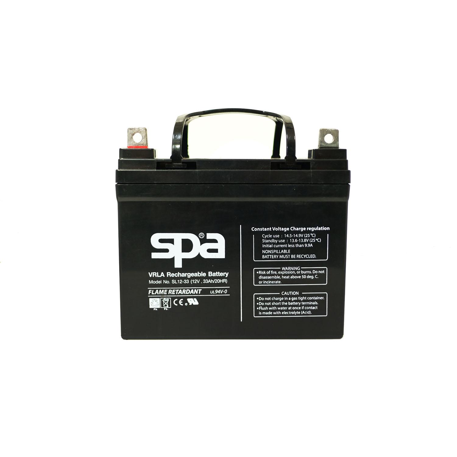 SPA แบตเตอรี่สำรองไฟ 12V 33Ah