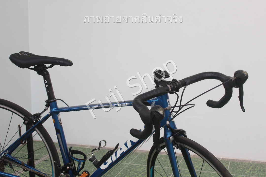 จักรยานเสือหมอบญี่ปุ่น - ล้อ 700c - มีเกียร์ - Giant Defy - สีฟ้า [จักรยานมือสอง]