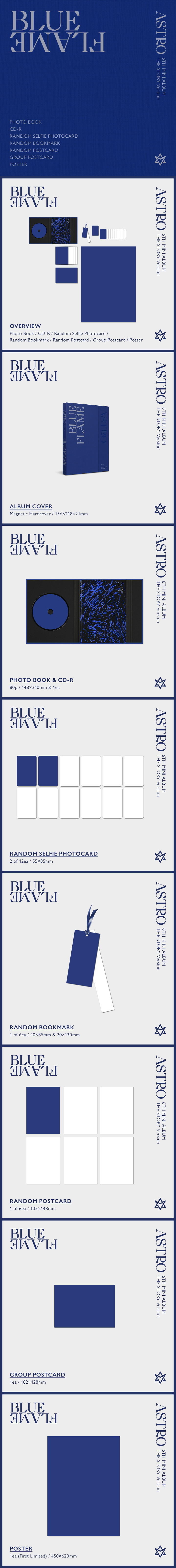 [PRE-ORDER] ASTRO - 6th Mini Album "BLUE FLAME"