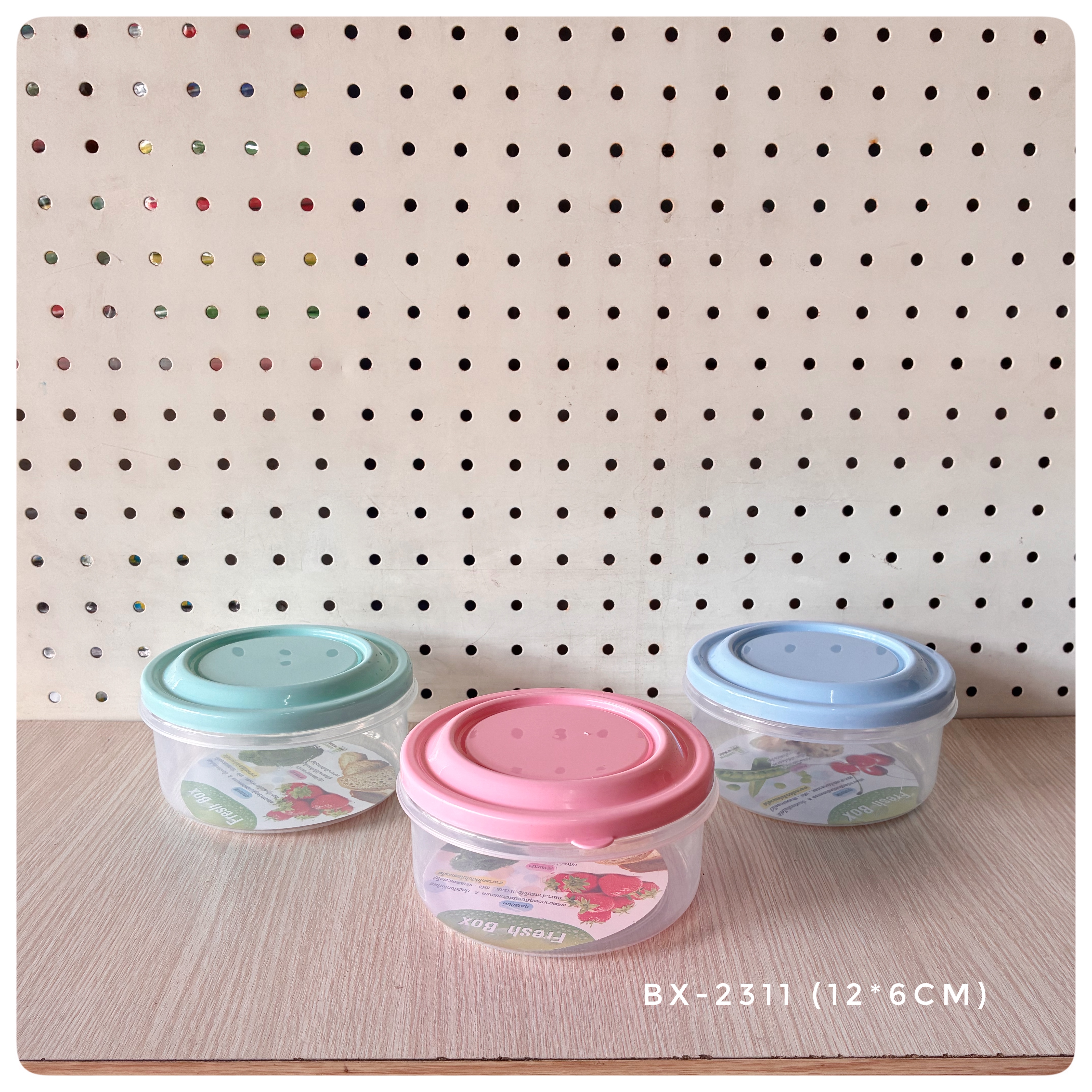 กล่องกลมเล็ก-ฝาสี BX-2311 (TTI)