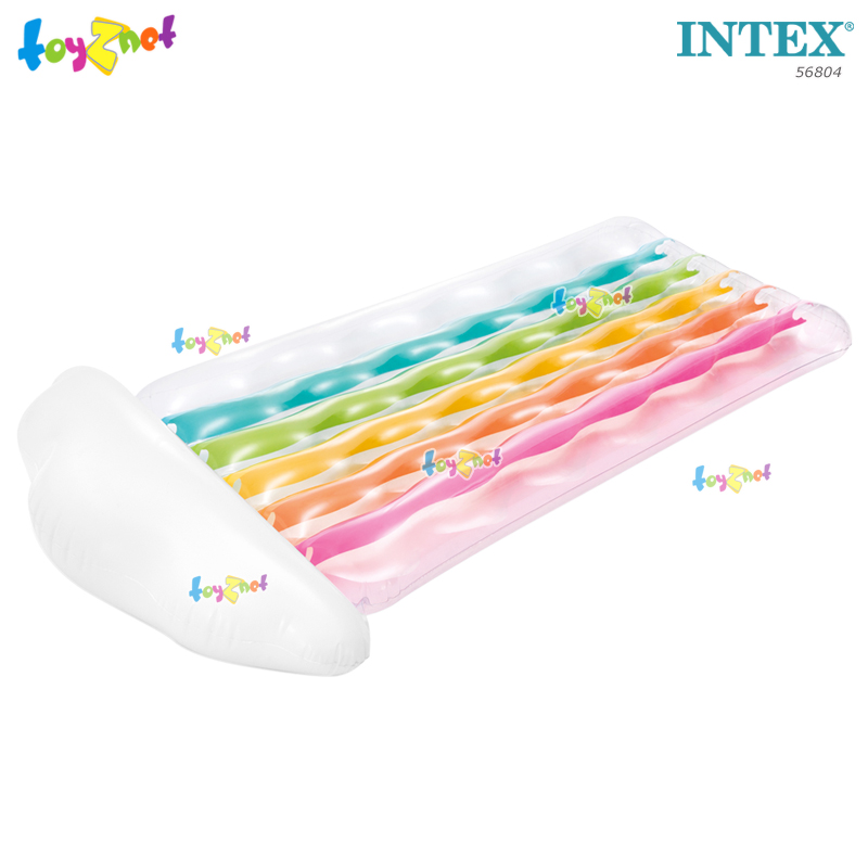 Intex ส่งฟรี แพยางเป่าลม แพเป่าลม ลายเมฆสายรุ้ง เรนโบว์ คลาวด์ 1.80x0.86x0.25 ม. รุ่น 56804