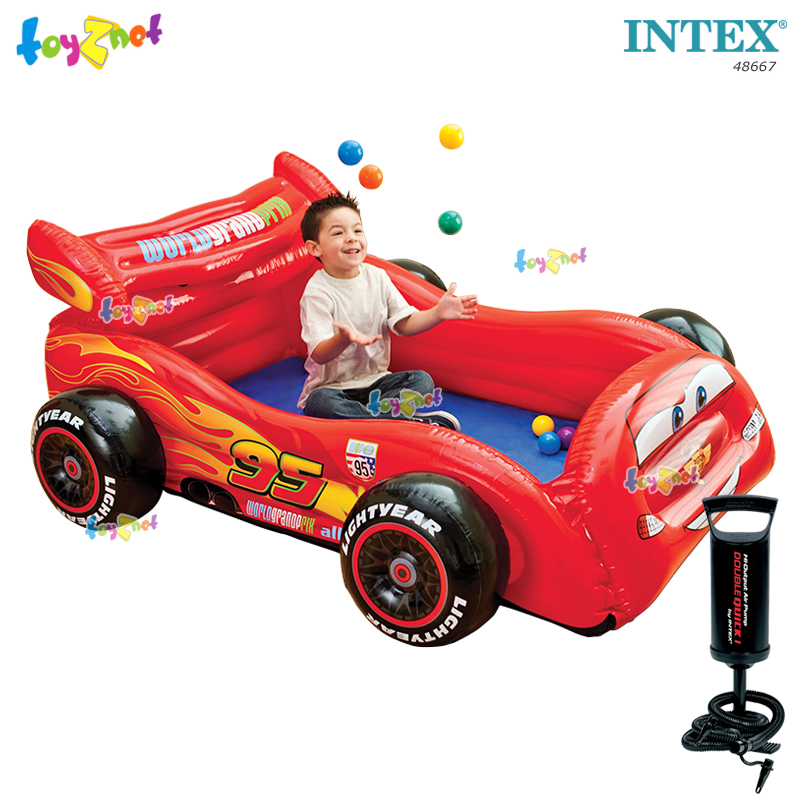 Intex Cars Ball Pit w no.48667 + DQI Air Pump