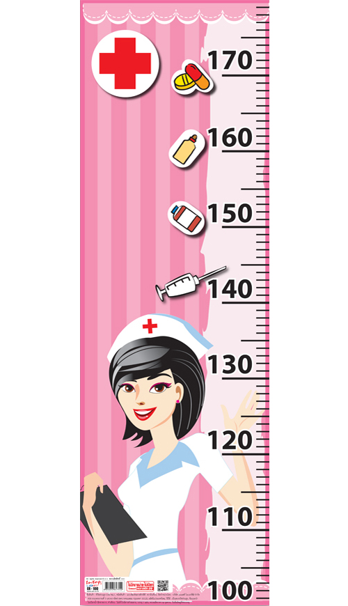 ที่วัดส่วนสูง 100-180ซม. พิมพ์ลาย ER-100