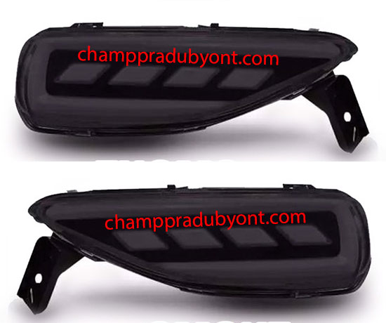 ไฟทับทิมกันชนท้าย TOYOTA FORTUNER 2015-2017 SMOKE LED