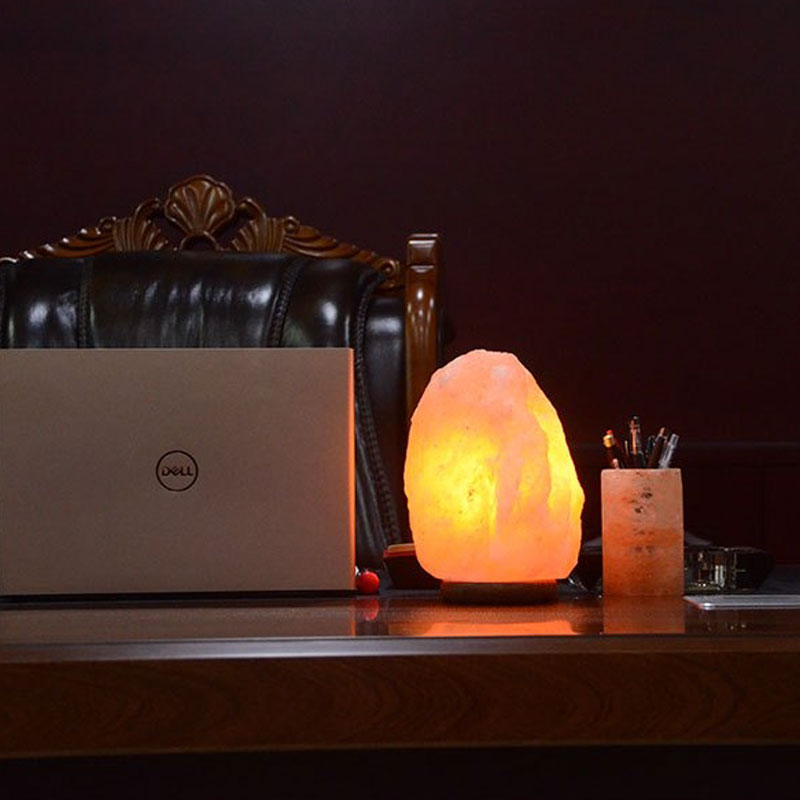 โคมไฟเกลือหิมาลายัน Himalayan Salt Lamp โคมไฟแก้ภูมิแพ้ หินเกลือหิมาลัย ป้องกันฝุ่นละออง ลดกลิ่นอับ ส่งฟรี!!!