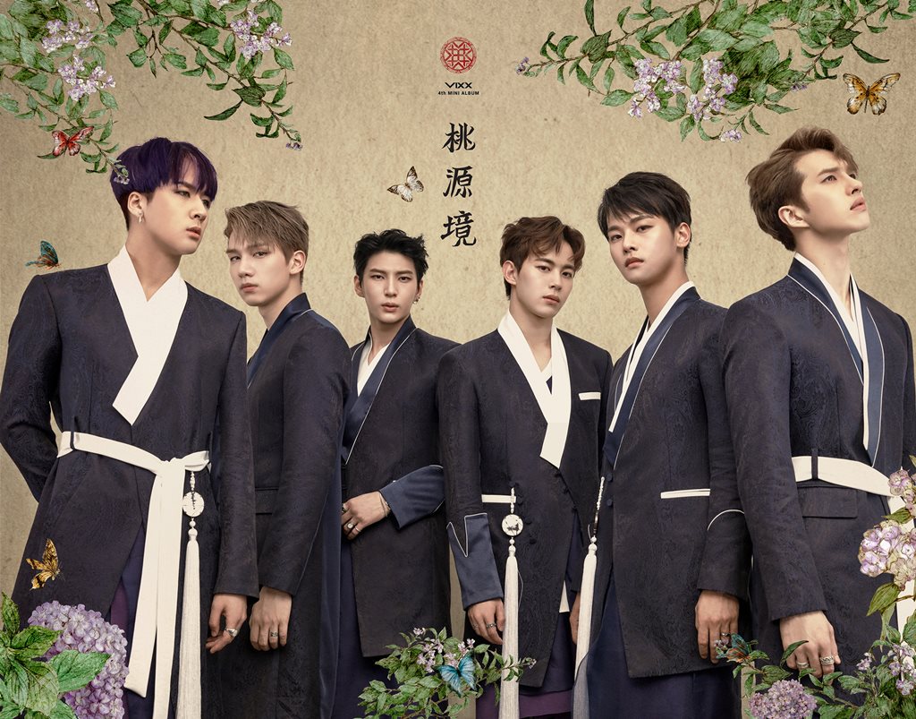 [PRE-ORDER] {อัลบั้มไซน์สุ่มเมมเบอร์ 1 คน} VIXX - 4th Mini Album (Kihno Album) "Shangri-La (桃源境)" (Flower Ver.)