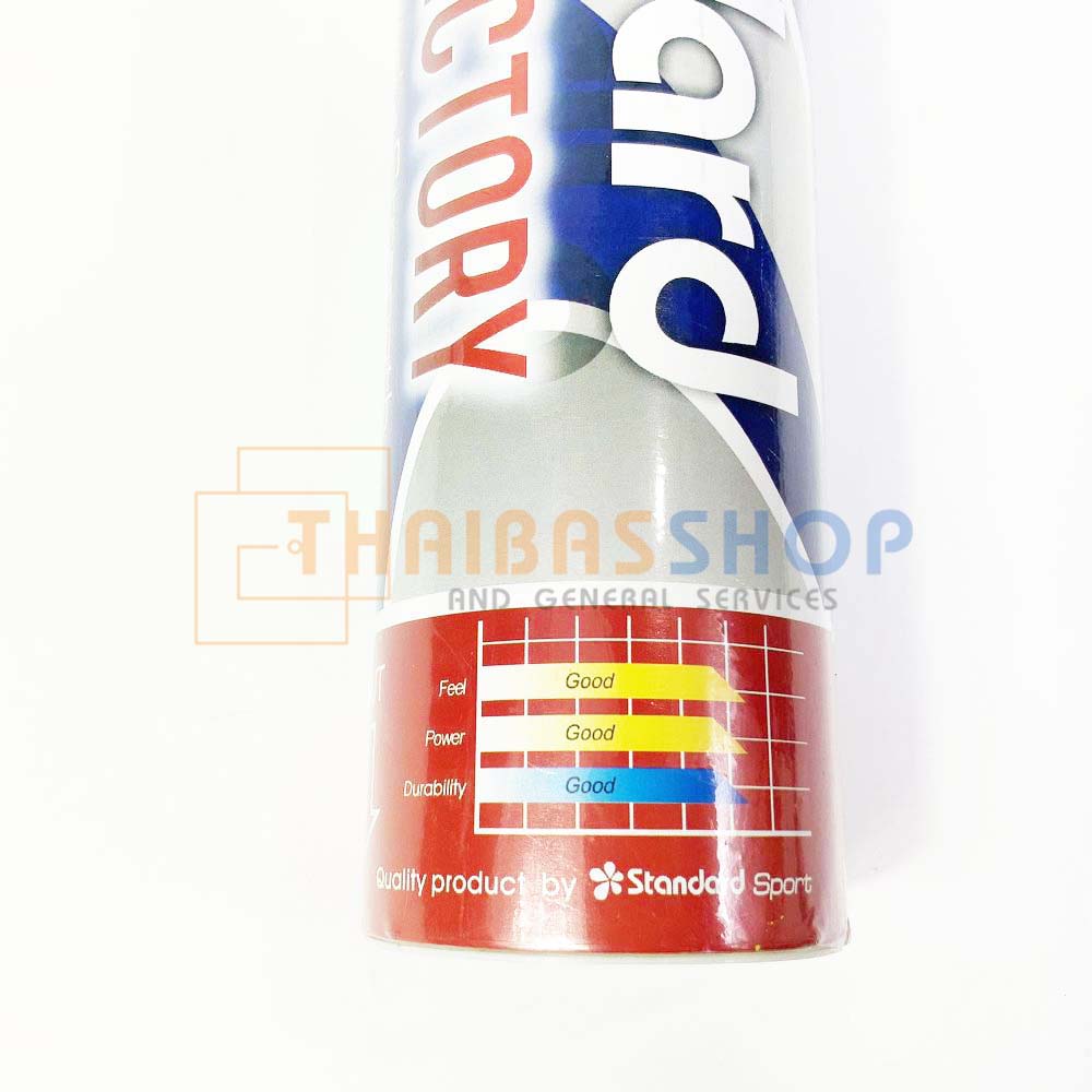 (ของแท้ 100%) ลูกแบดมินตัน Standard Sport Victory ลูกขนไก่ Shuttlecock ลูกแบด บรรจุหลอด 12 ลูก