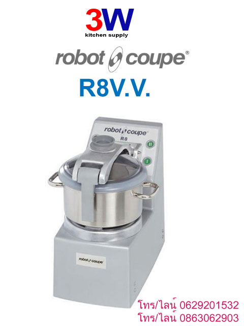 R8VV-ROBOT COUPE-TABLE TOP CUTTER MIXER 2 SPEED 300 TO 3500 RPM