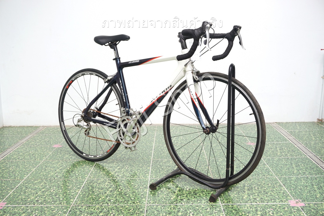 จักรยานเสือหมอบญี่ปุ่น - ล้อ 700c - มีเกียร์ - คาร์บอน - Bridgestone Anchor - สีขาว [จักรยานมือสอง]