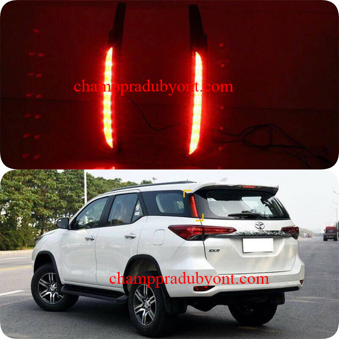 ไฟเสริมท้าย TOYOTA FORTUNER 2015-2017 แดง LED