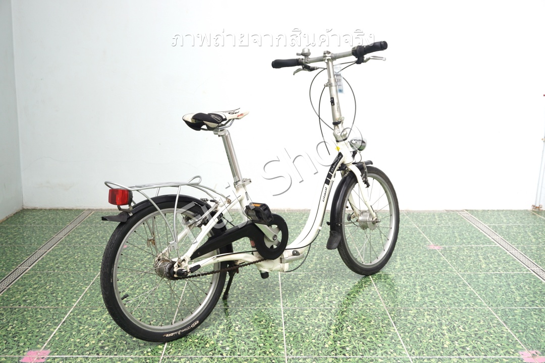 จักรยานพับได้ญี่ปุ่น - ล้อ 20 นิ้ว - มีเกียร์ - อลูมิเนียม - Dahon Ciao D3 - สีขาว [จักรยานมือสอง]