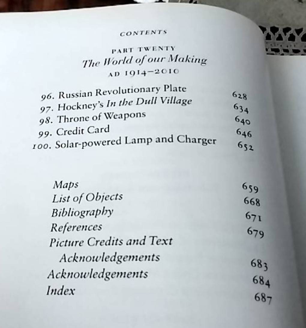 A History of The World in 100 Objects