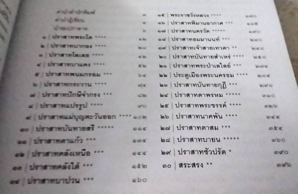 30 ปราสาทขอมในเมืองพระนคร