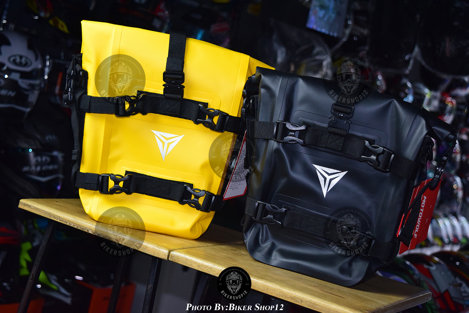 MOTOWOLF MDL 0715 กระเป๋าใส่ของ ติดข้างมอเตอร์ไซค์ กันน้ำ กันฝน