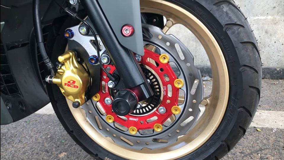 ปั้มหน้า-หลัง RACINGBOY YAMAHA N-MAX ราคาชุด1650 หน้า1650หลัง1650