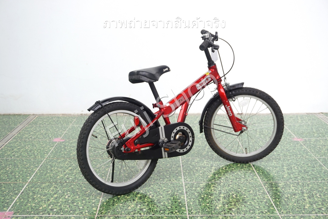 จักรยานเด็กญี่ปุ่น- ล้อ 18 นิ้ว - ไม่มีเกียร์ - Jeep - สีแดง [จักรยานมือสอง]