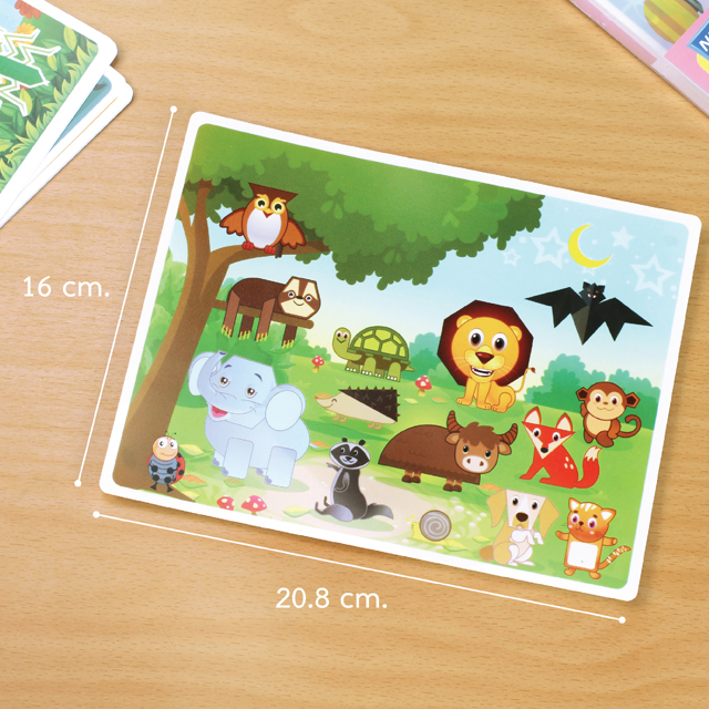 เกมฝึกทักษะ ชุดซ่อนหาเรขาคณิต ET-541