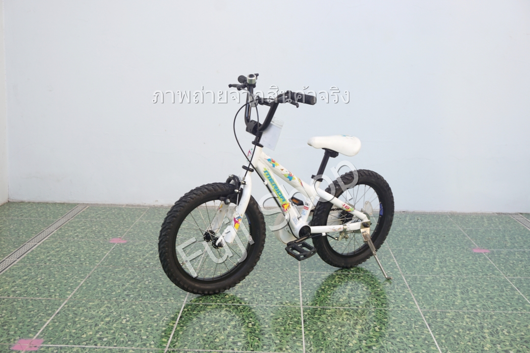 จักรยานเด็กญี่ปุ่น - ล้อ 16 นิ้ว - ไม่มีเกียร์ - อลูมิเนียม - Merida - สีขาว [จักรยานมือสอง]