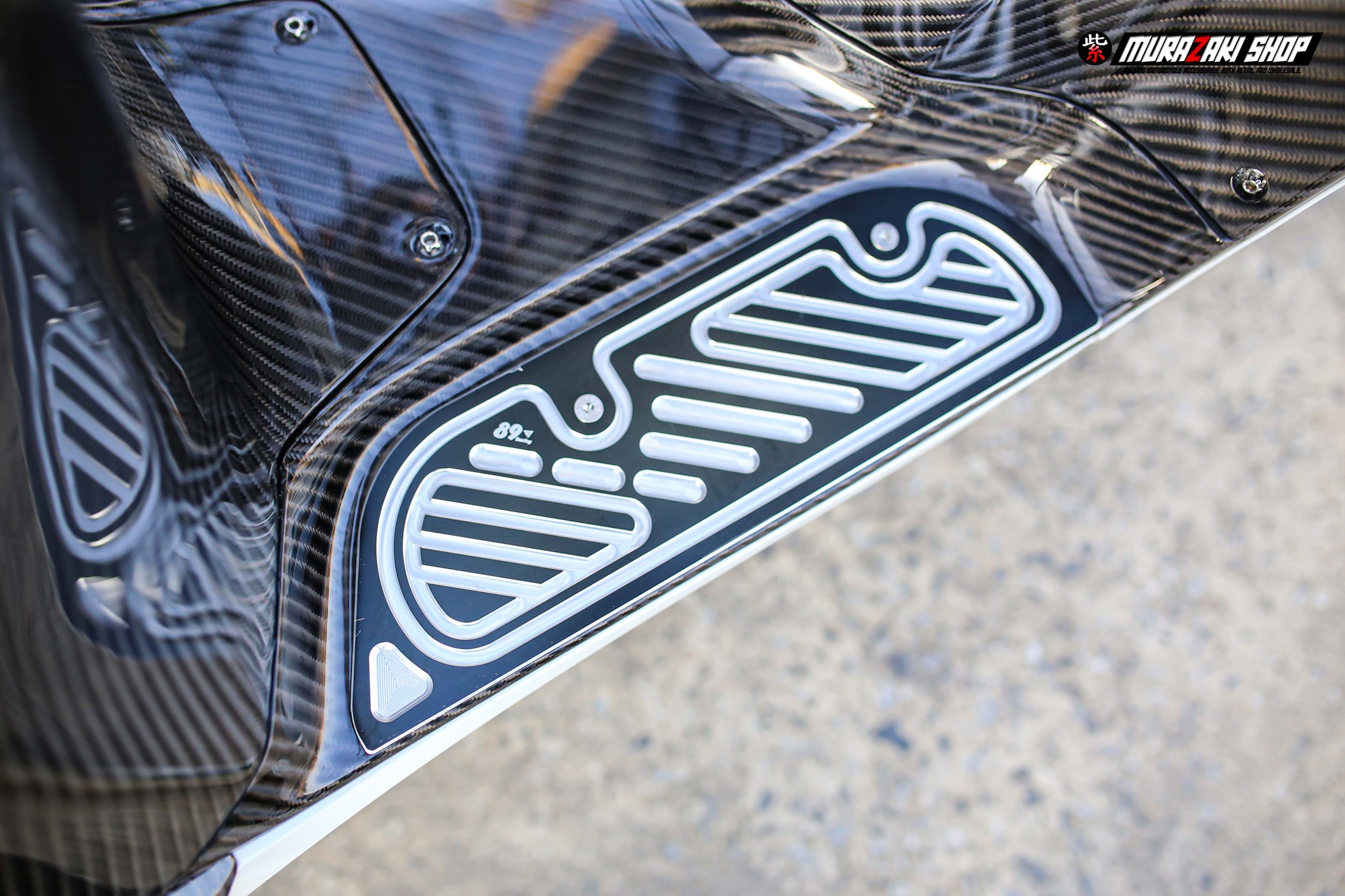 พื้นพักเท้าทูโทน 89Racing/CNC #Giorno ของเข้า 6 สี ชมพู/แดง/น้ำเงิน/เทา/ส้ม/ทอง น้ำหนักเบา งานสวย มีบูทและน็อตแถมให้ 690฿