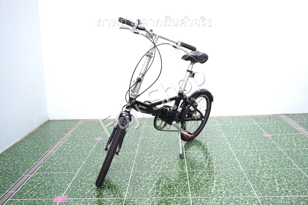 จักรยานพับได้ญี่ปุ่น - ล้อ 20 นิ้ว - มีเกียร์ - อลูมิเนียม - Bambart - สีดำ [จักรยานมือสอง]