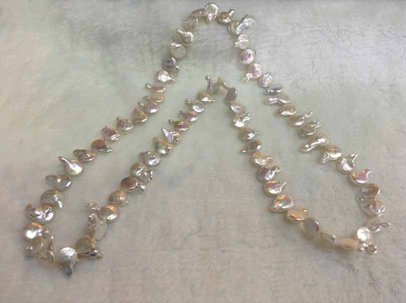 สร้อยคอไข่มุกแท้ บาร๊อกยาว 30 นิ้ว