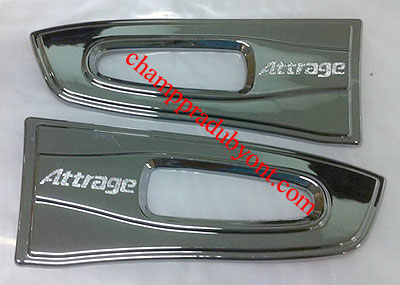 ครอบไฟเลี้ยวข้างโครเมี่ยม MITSUBISHI ATTRAGE 13-16