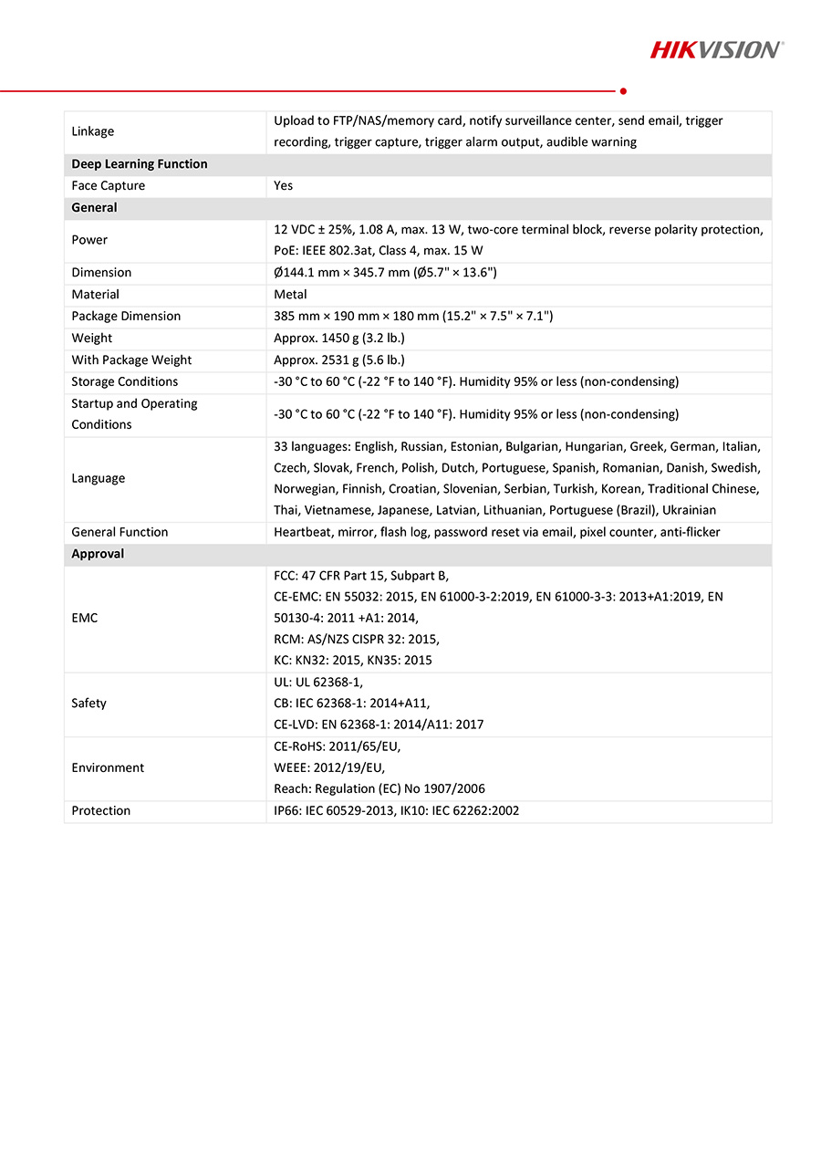 HIKVISION DS-2CD2666G2-IZS (2.8-12 mm.) กล้องวงจรปิดระบบ IP 6MP AcuSense Motorized Varifocal , IR 60 M., POE BY BILLIONAIRE SECURETECH DS-2CD2666G2-IZS
