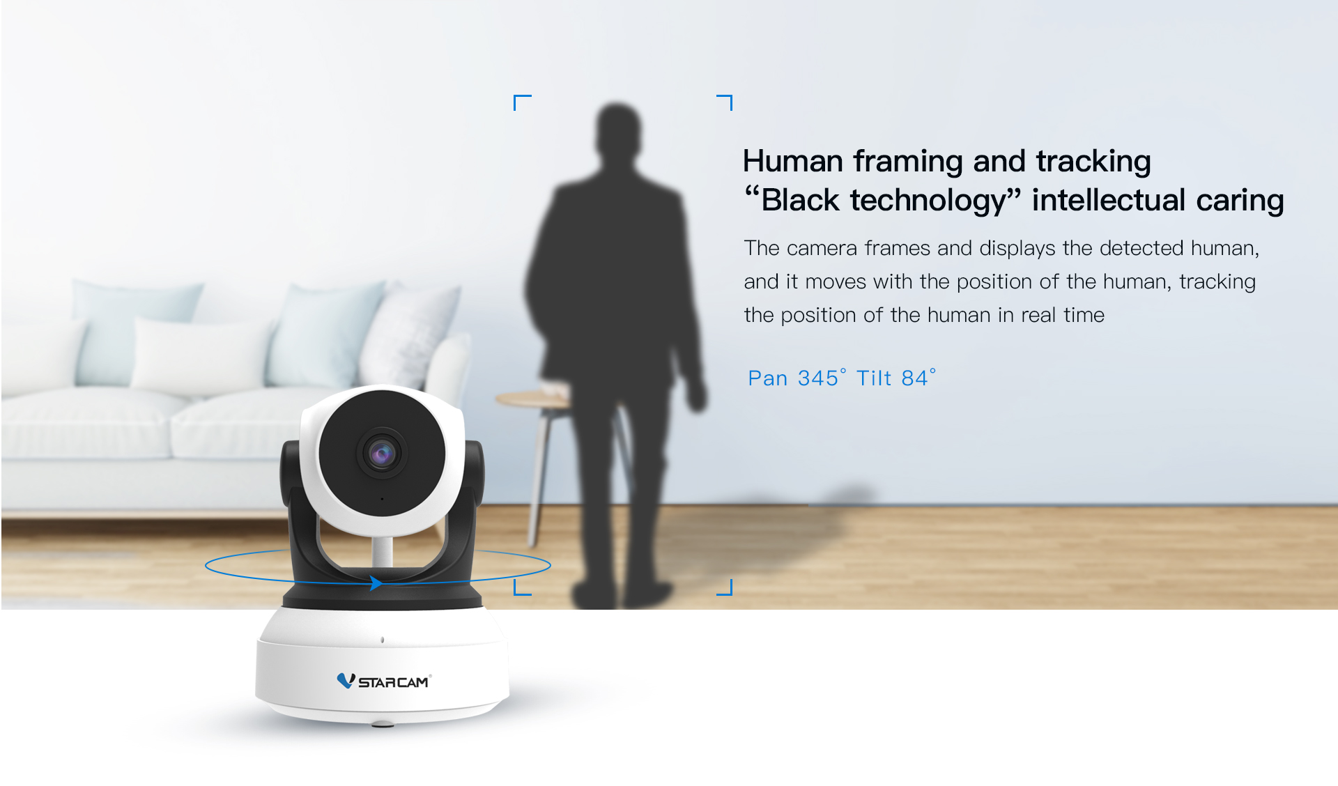 Vstarcam CS24B กล้องวงจรปิดระบบ IP WIFI 2 MP Color Night Vision มี BATTERY 2500mAh ในตัวสำหรับใช้ขณะไฟดับ มีไมค์และลำโพงในตัว BY BILLIONAIRE SECURETECH CS24B