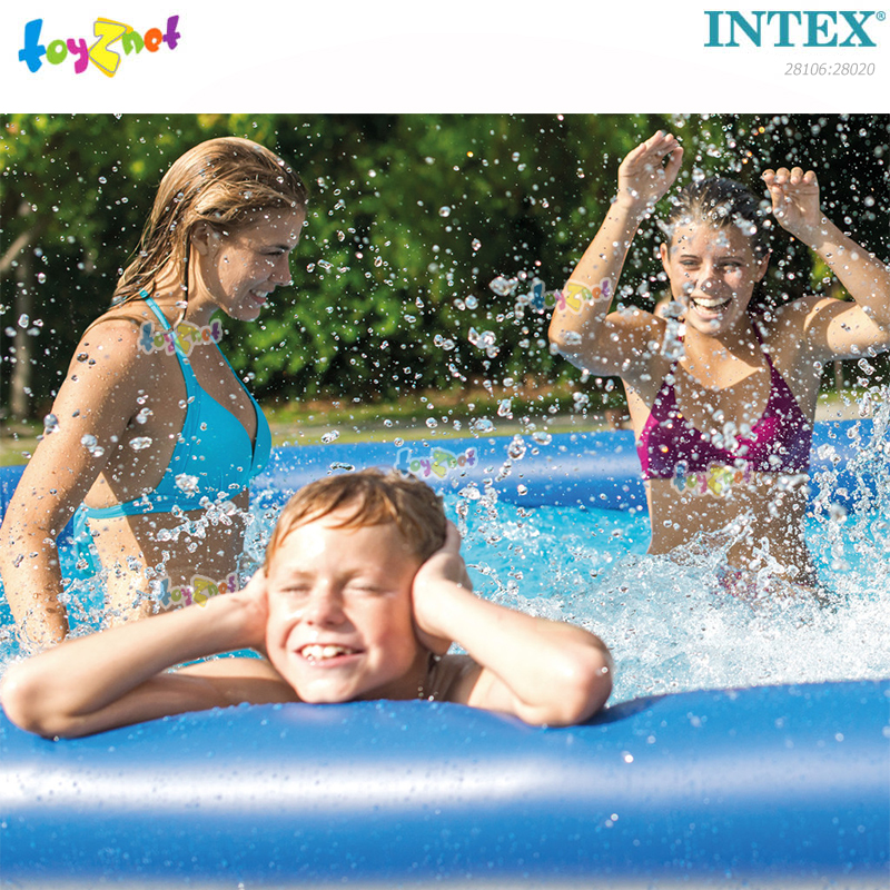 Intex Easy Set Pool 8ft x 24in (2.44x0.61 m) no.28106 + Intex Easy Set Pool Cover 8ft (2.44 m) no.28020