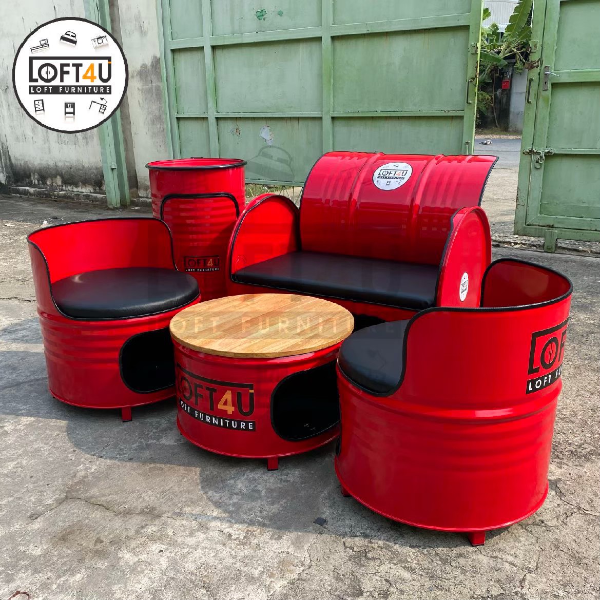 โซฟารับแขก Living Room Sofa : leather cushion / 3-4 seats