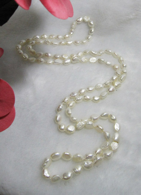 สร้อยคอไข่มุกแท้ บาร๊อกยาว 30 นิ้ว AA++