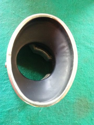 ปลายท่อสแตนเลส ยาว 10 ซม. รูท่อ 5.5 ซม.