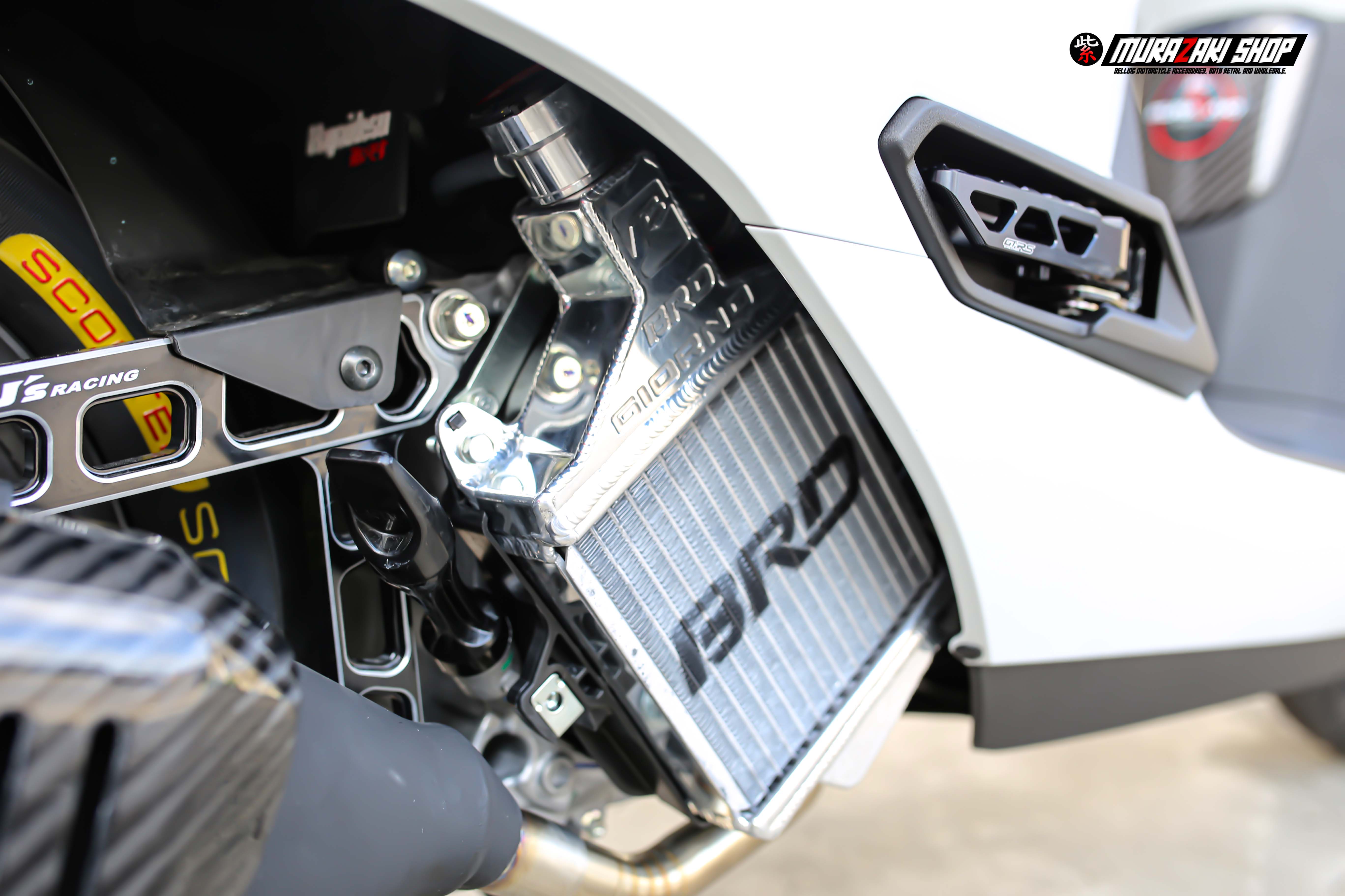 หม้อน้ำอลูมิเนียม BRD รุ่น GIORNO สีเงิน/สีดำ