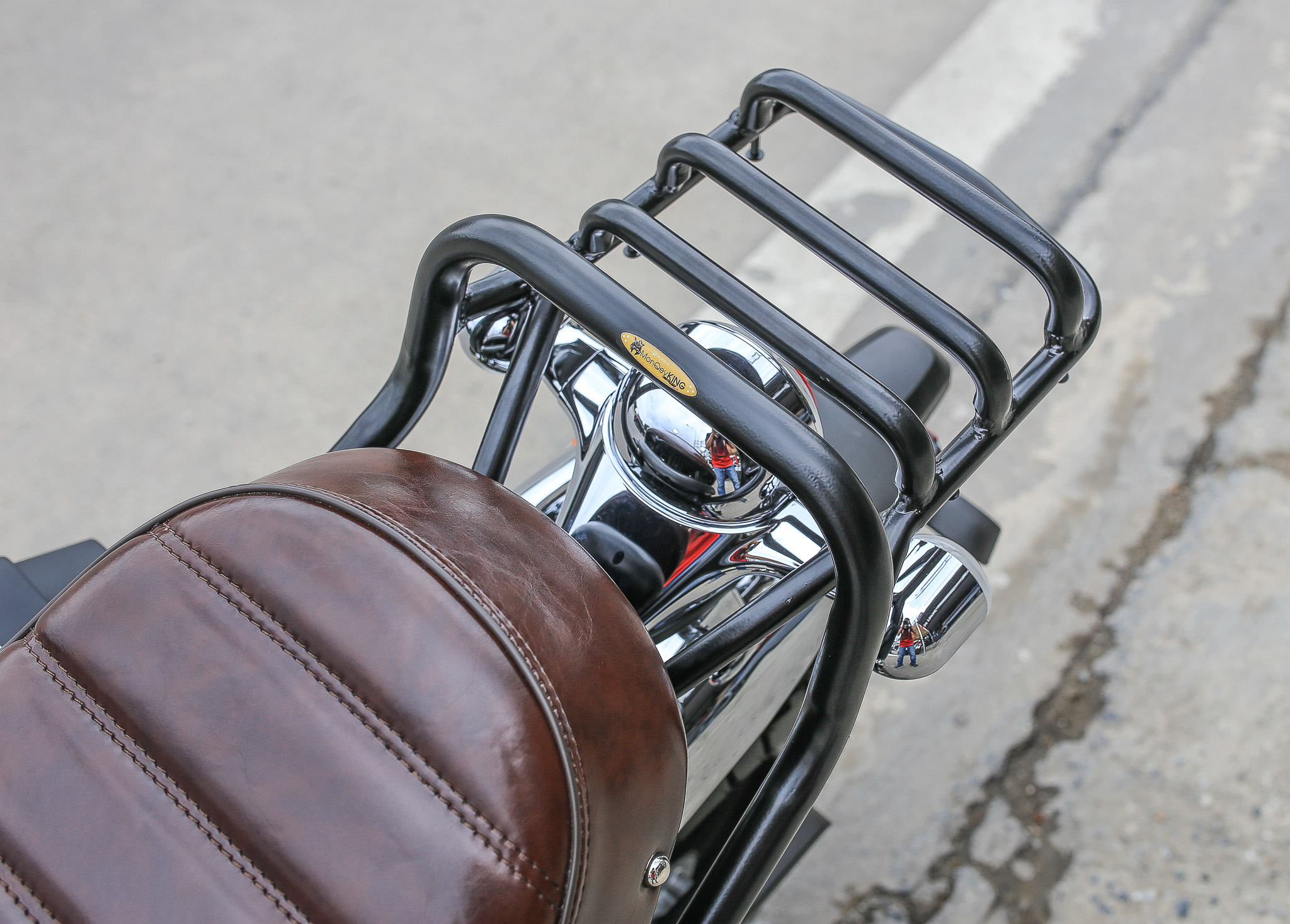 ตะแกรงแร็คหลัง MonQeyking By Motoza Monkey125 สีดำ