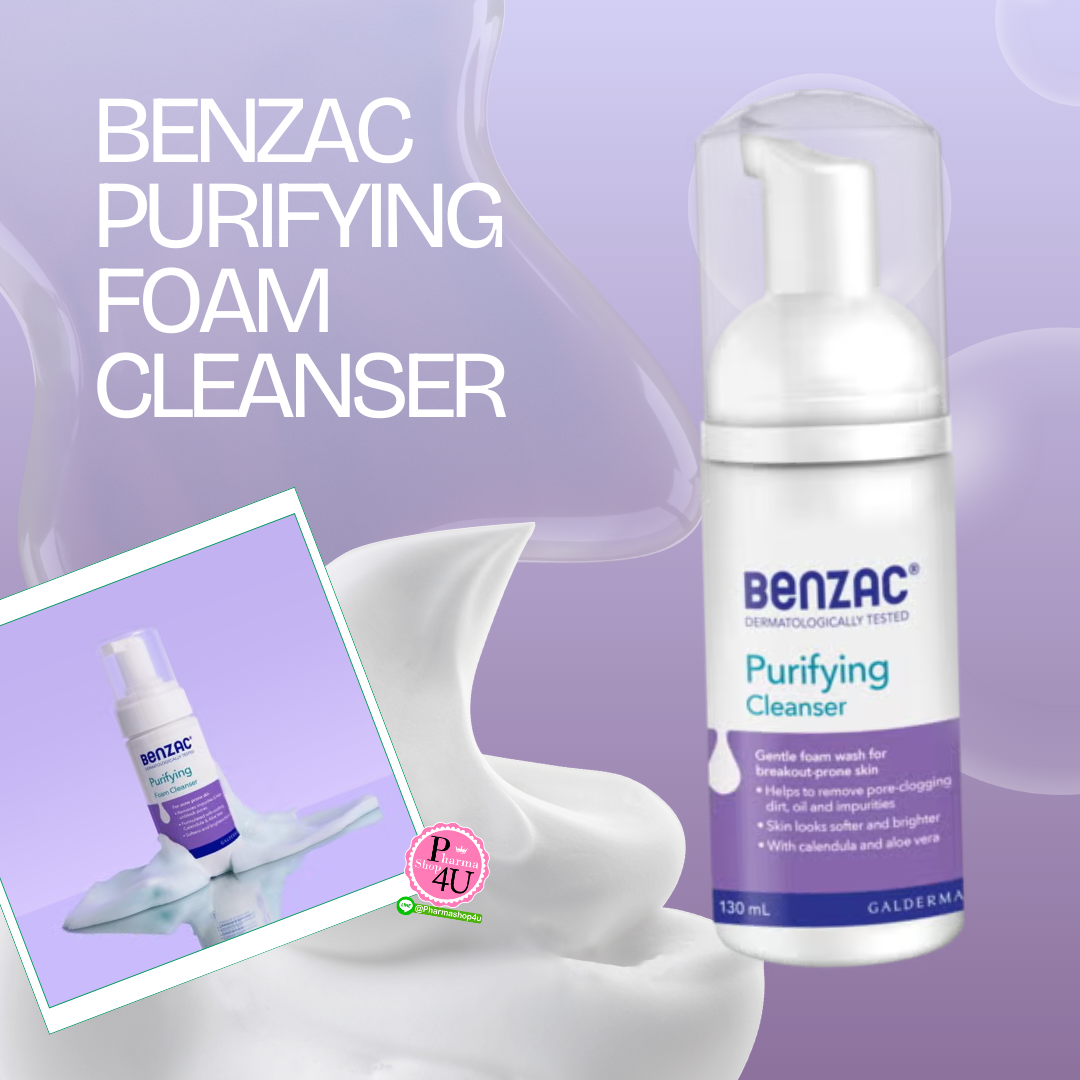 Benzac Purifying Daily Facial Foam Cleanser #8912