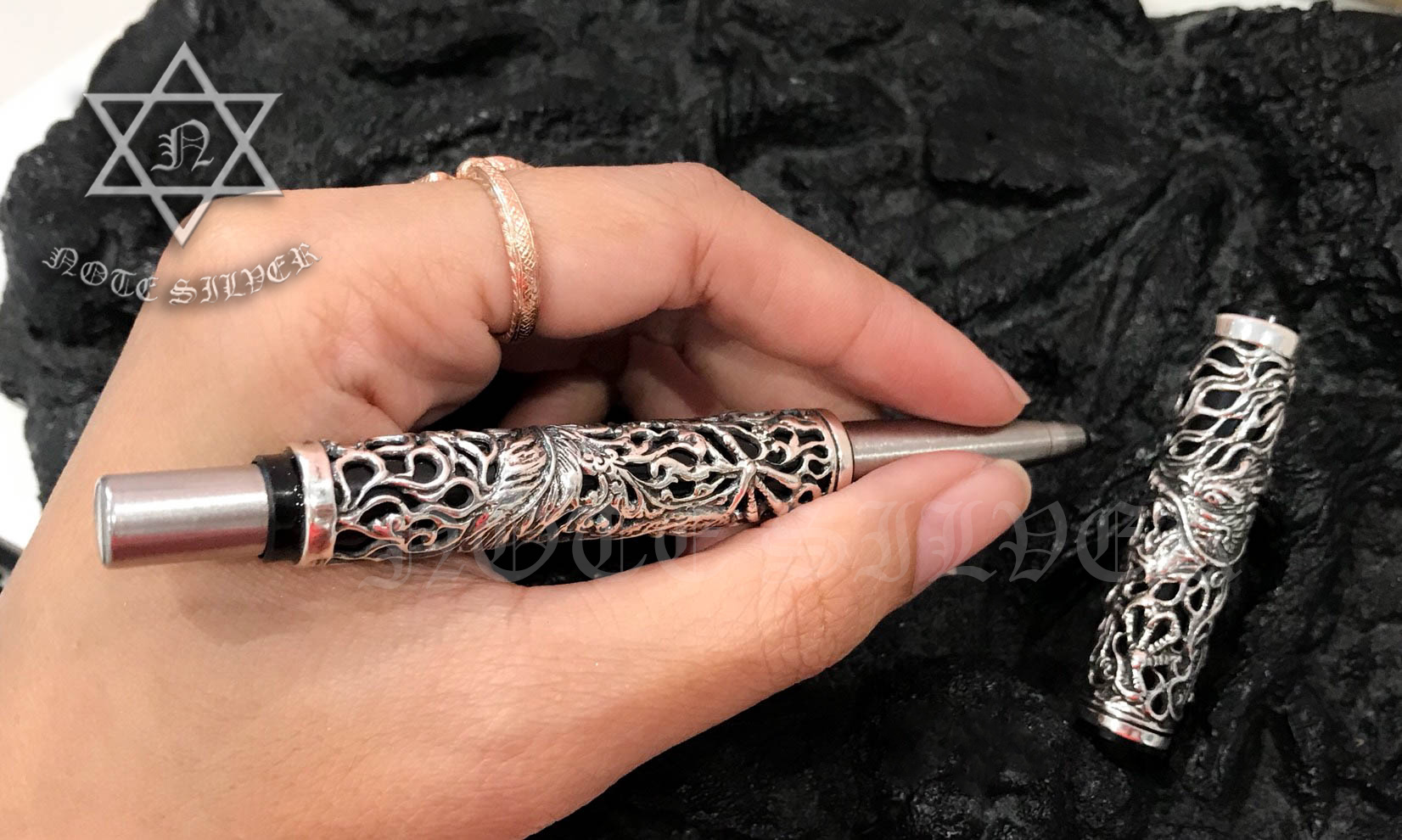 Skull Sterling Silver Pen