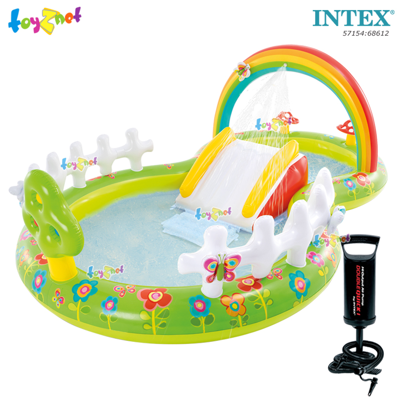 Intex My Garden Play Center 2.90x1.80x1.04 m no.57154 + Double Quick I Air Pump