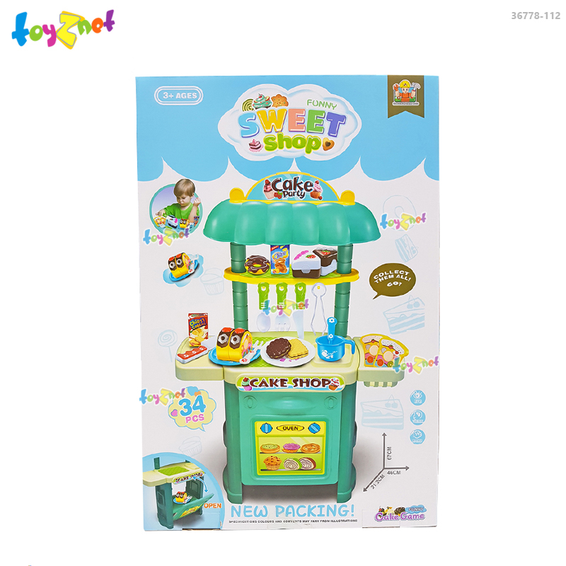 Toyznet Sweet Shop Kiosk Counter (34 pcs) no.36778-112
