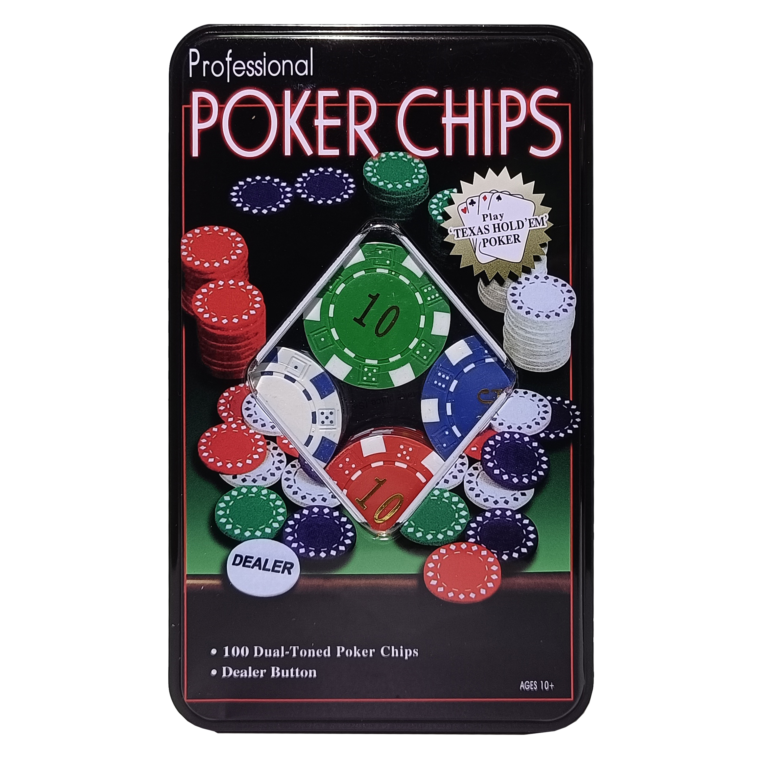 Game Card Poker Chips Dealer Token Professional เกมไพ่ เหรียญชิป