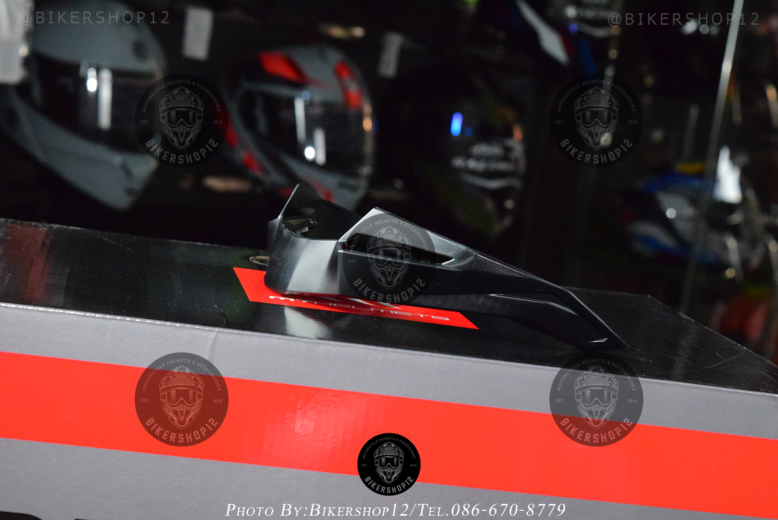 หมวกกันน็อคMT Braker SV สีดำเงา