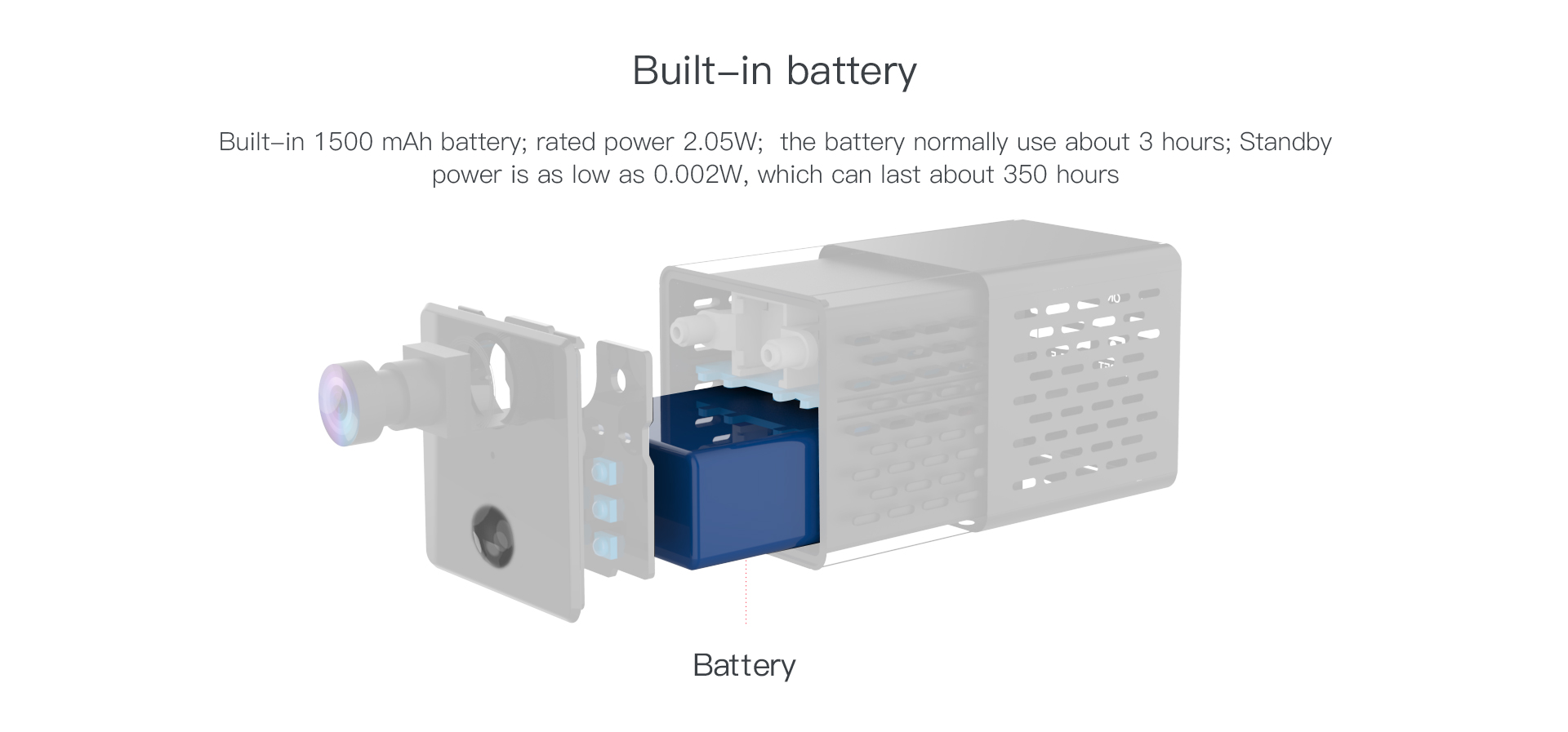 Vstarcam CB71 กล้องวงจรปิดระบบ IP WIFI 2 MP Color Night Vision มี BATTERY 1500mAh ในตัวสำหรับใช้ขณะไฟดับ มีไมค์ในตัว BY BILLIONAIRE SECURETECH CB71
