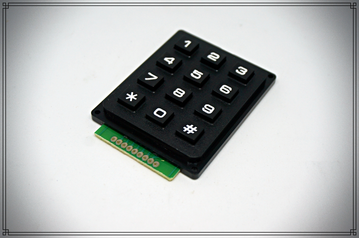 4 X 3 Matrix 12 Keys Keypad Module สำหรับ Arduino
