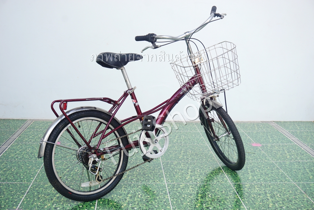 จักรยานญี่ปุ่น - ล้อ 20 นิ้ว - มีเกียร์ - Mini Cooper - สีแดง [จักรยานมือสอง]