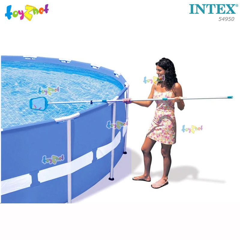 Intex 24 ft Metal Frame Pool Set w/Sand-Saltwater System (7.32x1.32 m.) No.54950