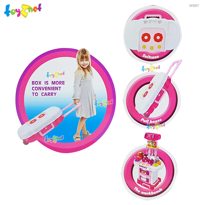 Toyznet ส่งฟรี ชุดโต๊ะครัว-เตาแก๊ส ลิตเติ้ลเชฟ รุ่น W097