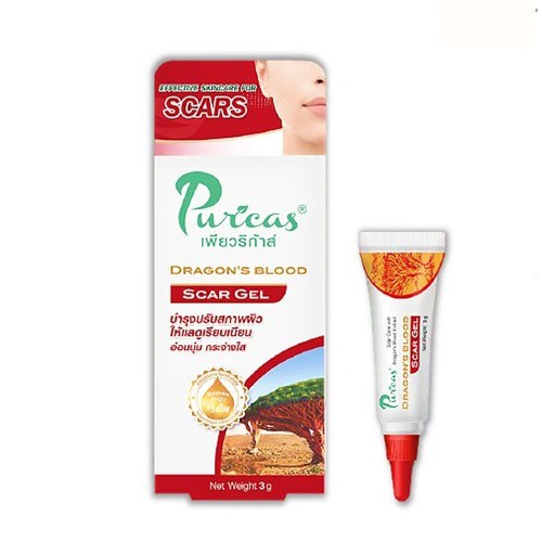 Puricas Dragon’s Blood Scar Gel เพียวริก้าส์ ดราก้อนบลัด สการ์ เจล