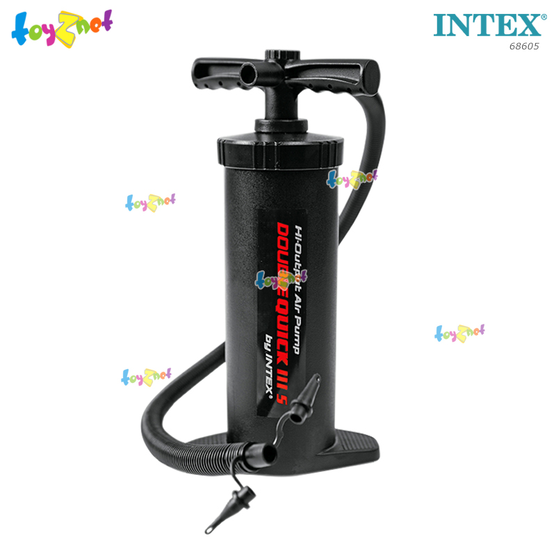 Intex Family Pool 2.62x1.75x0.56 m Green No.56483 + DQIII-S Air Pump (Inflate/Deflate)