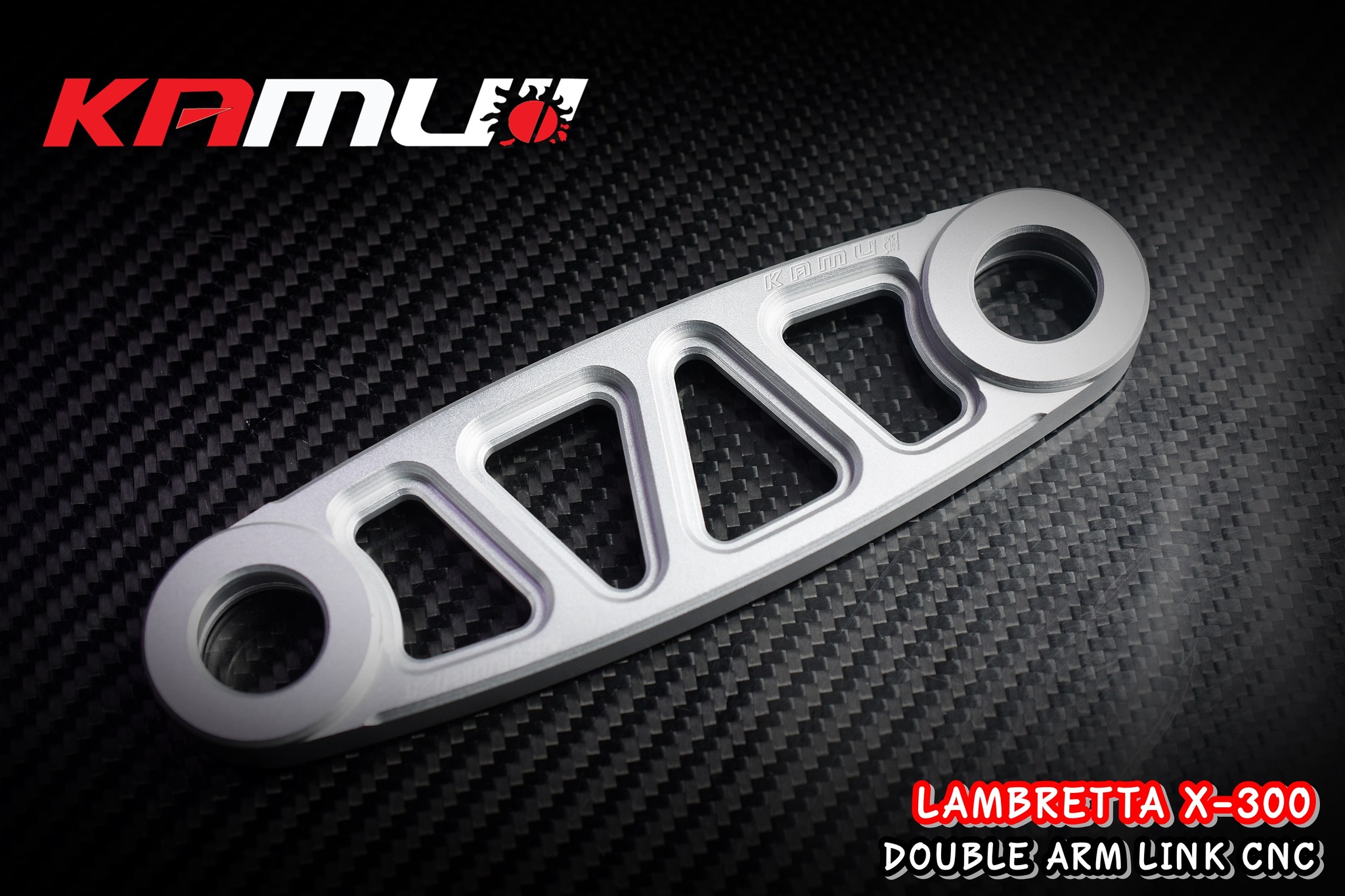 Double Arm Link CNC Lambretta X-300 ขาค้ำปั๊มหน้า CNC