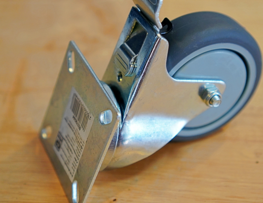 ล้อยางพร้อมแป้นแบรกขนาดล้อ 75mm