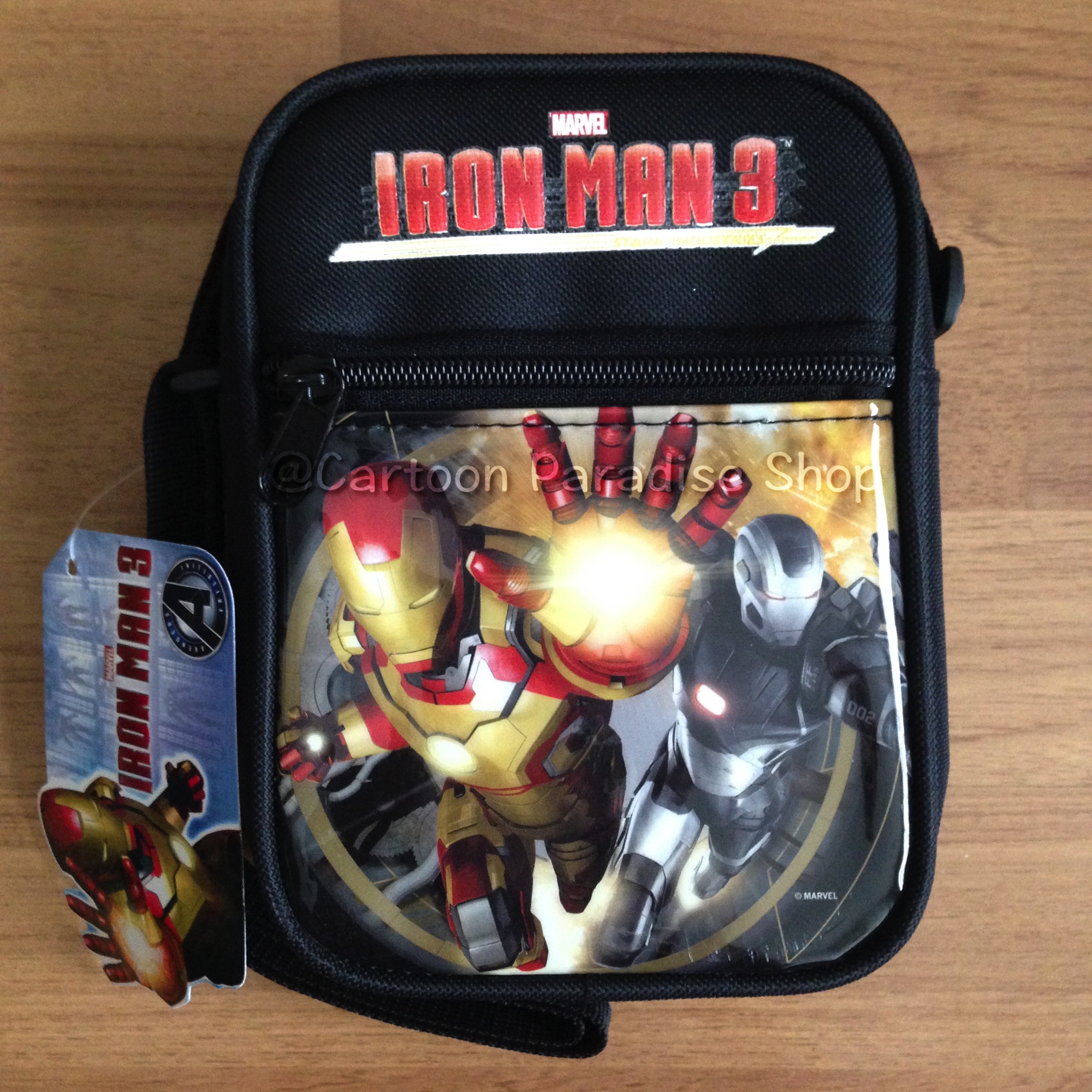 กระเป๋าสะพายข้าง กระเป๋าคล้องคอ 7 นิ้ว ไอรอน แมน Iron Man Shoulder Bag Sling Bag 7 Inches